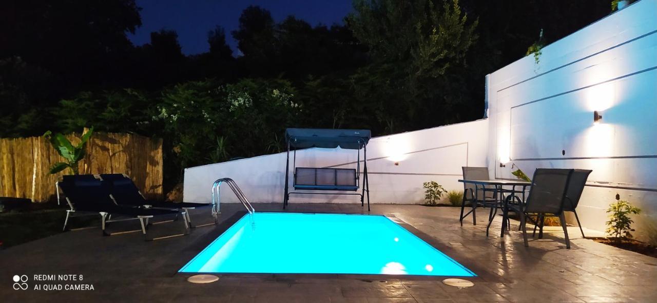 Summer Stories Pool Villa Potamos  Ngoại thất bức ảnh